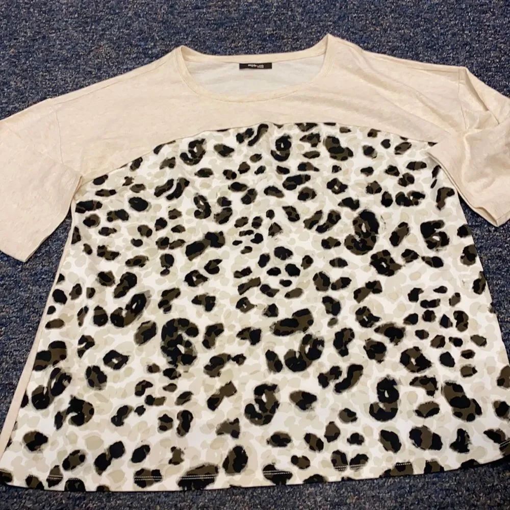 Style & Co Woman Leopard Print Top sz. 1X